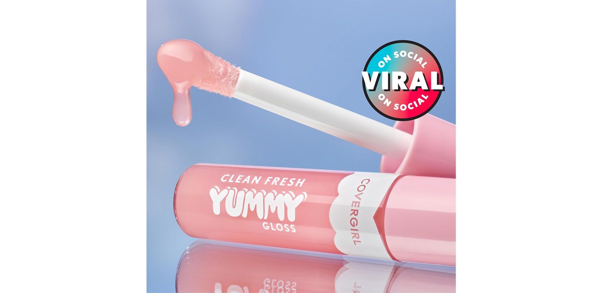 COVERGIRL Clean Fresh Yummy Lip Gloss, Sunrise Blush COVERGIRL Clean Fresh Yummy Lip Gloss, Sunrise Blush