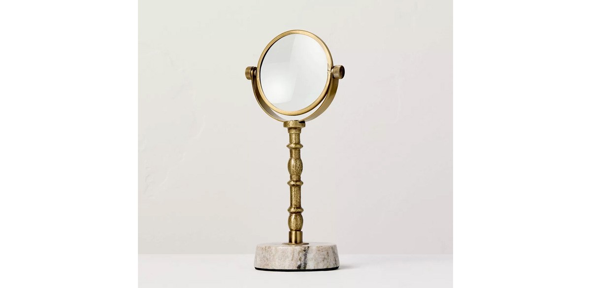  Decorative Brass and Marble Magnifying Glass - Hearth &amp; Hand with Magnolia