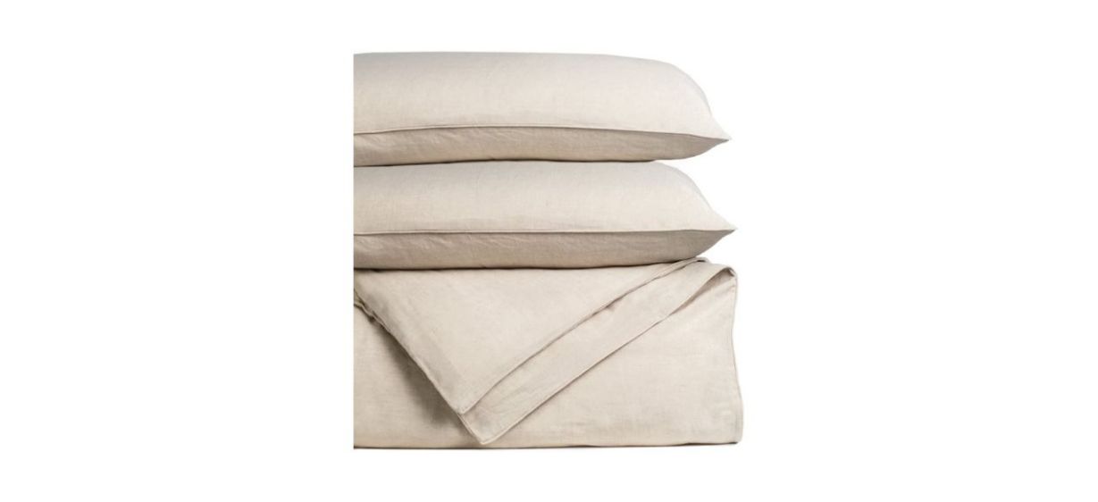 Best Cariloha Bamboo Linen Duvet Cover Set
