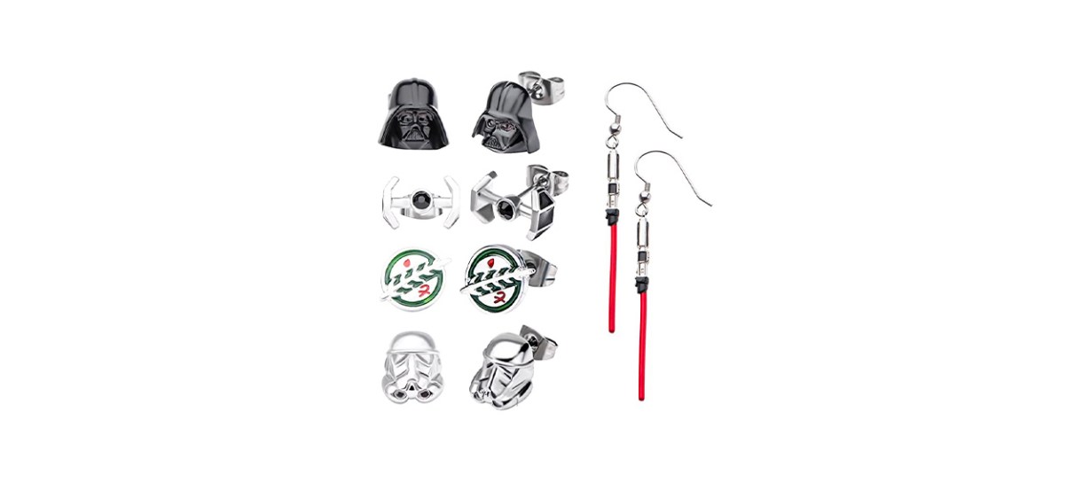 Best Star Wars Stainless Steel Dark Side Earring Set Best Star Wars Stainless Steel Dark Side Earring Set