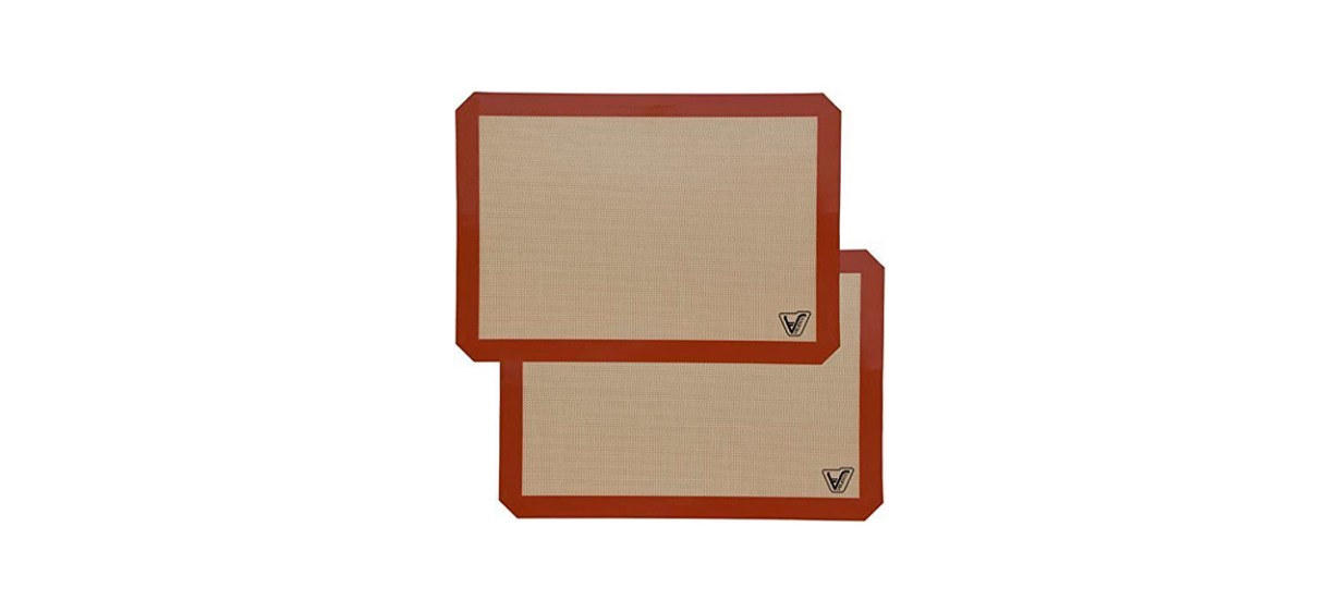 Best Velesco Half-Sheet Silicone Baking Mat Set