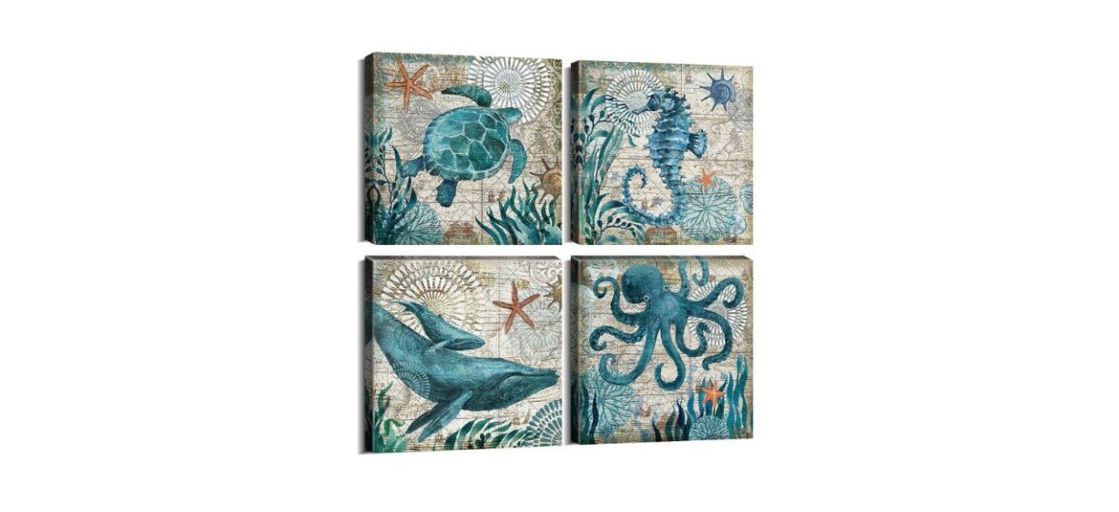 Best Yoooahu Bathroom Decor Wall Art