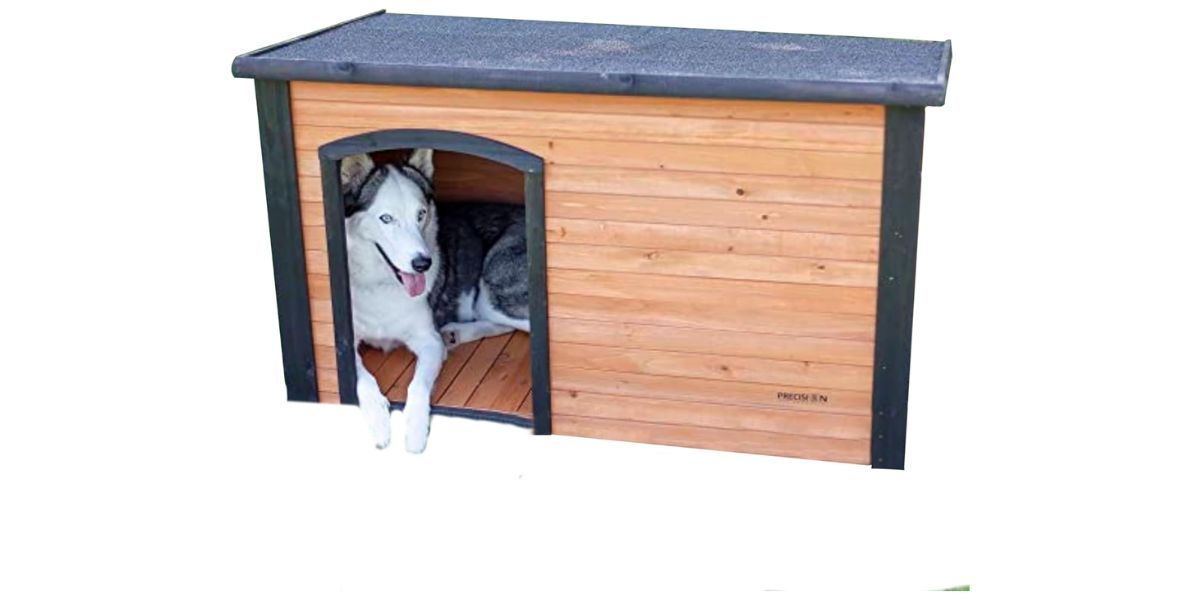 Precision Pet Products Extreme Outback Log Cabin Dog House