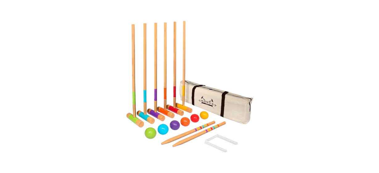 GoSports 6-Player Standard Croquet Set GoSports 6-Player Standard Croquet Set