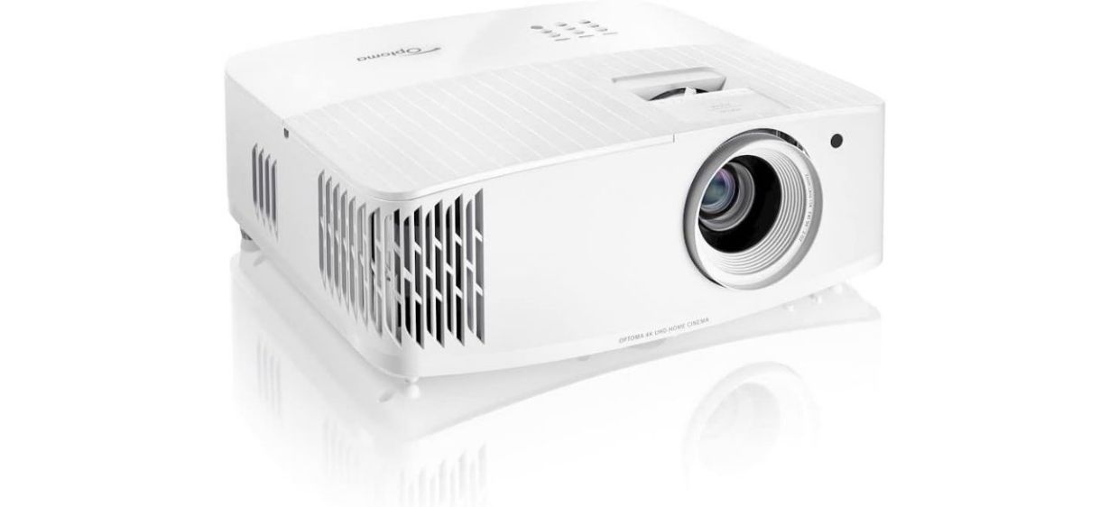 Optoma EK Projector on white background Optoma EK Projector on white background