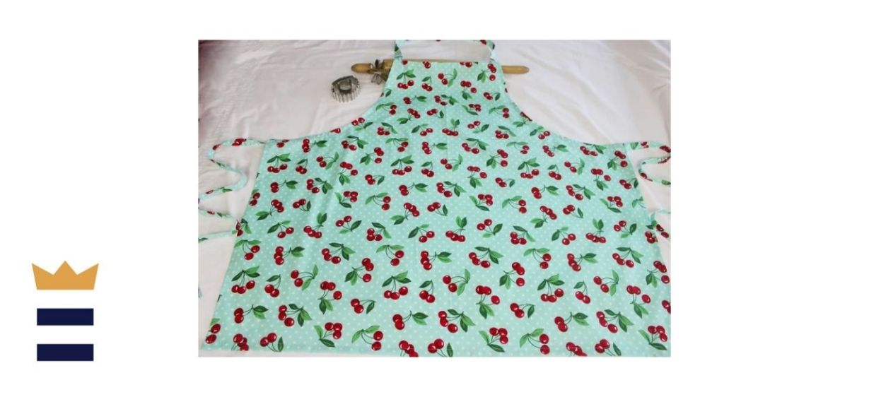 Plus-Size Retro Cherries Apron