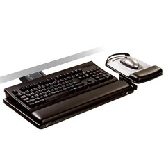 3M AKT180LE Sit/Stand Easy Adjust Keyboard Tray