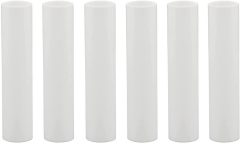 Creative Hobbies 4-Inch Tall White Plastic Candle Covers Sleeves