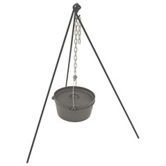 Bayou Classic Tripod Stand with Chain and Bag