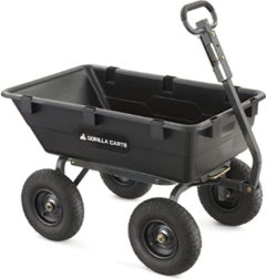 Gorilla Carts Heavy-Duty Yard Dump Cart