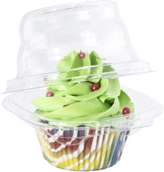 Katgely Individual Cupcake Container