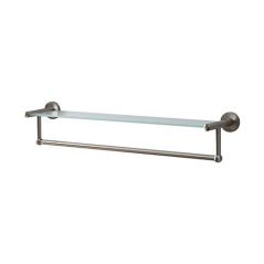 Organize It All Satin Nickel Shelf and Towel Bar