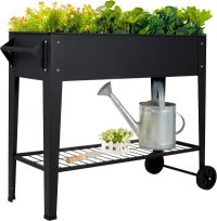 LEETOLLA Elevate 32" Tall Raised Garden Bed