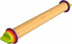 Joseph Joseph 20085 Adjustable Rolling Pin with Removable Rings