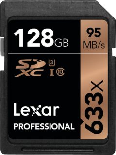 Lexar Professional 633x 128GB SDXC UHS-I Card