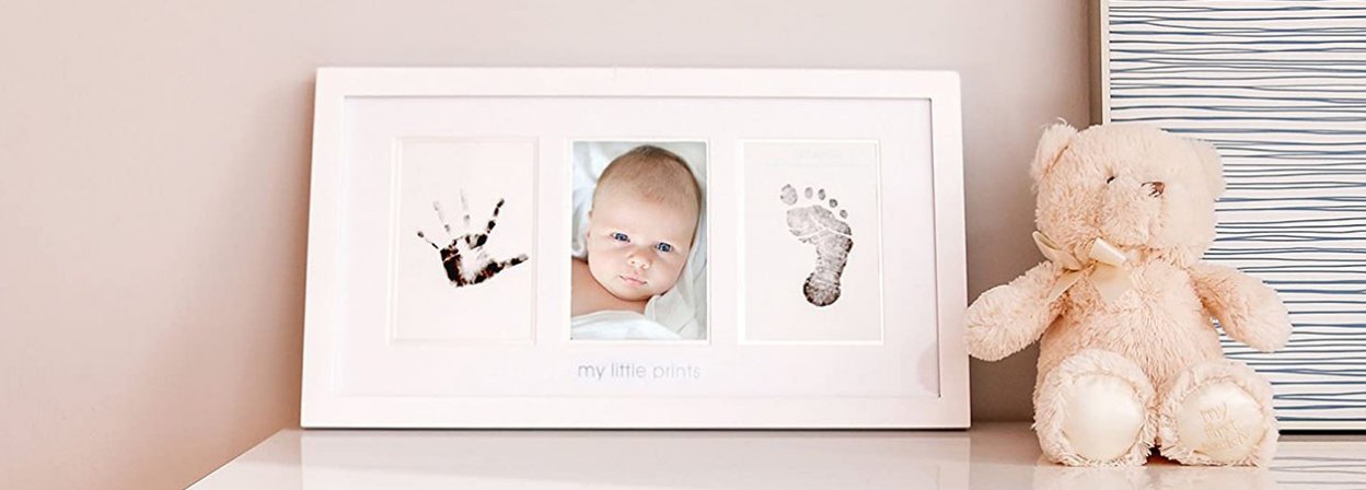 Baby Footprint Kit Newborn Footprint Frame Baby Name 