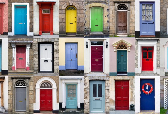 Designers predict the top-trending front door color of 2024