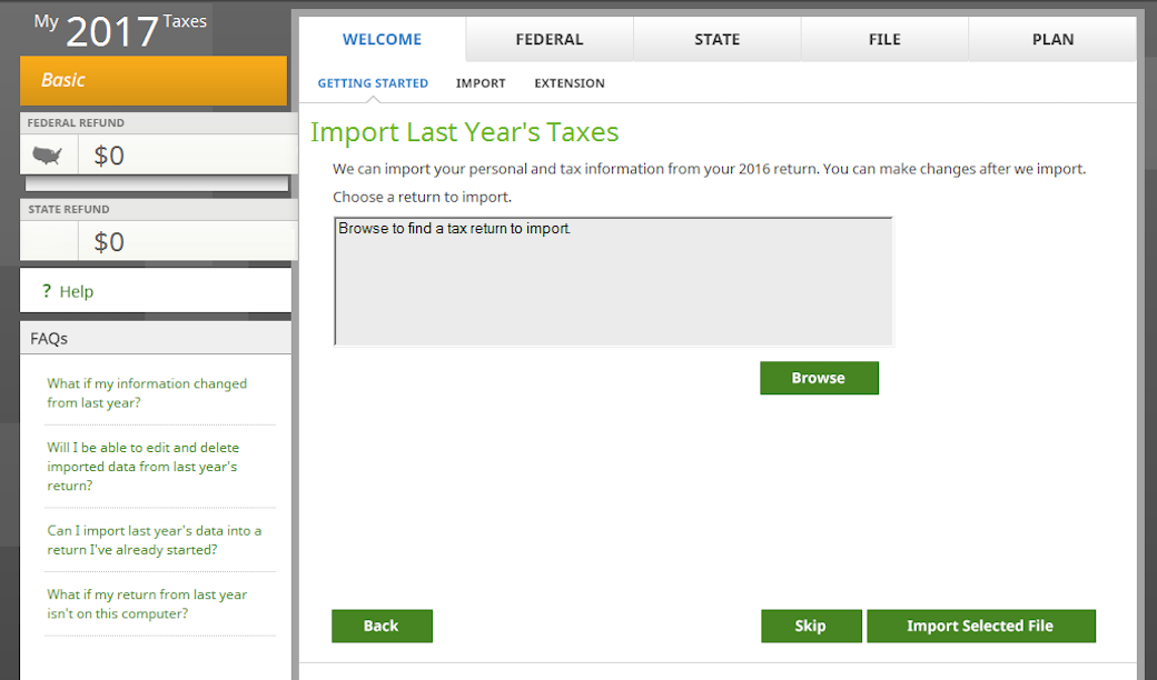 Quick Tax Software