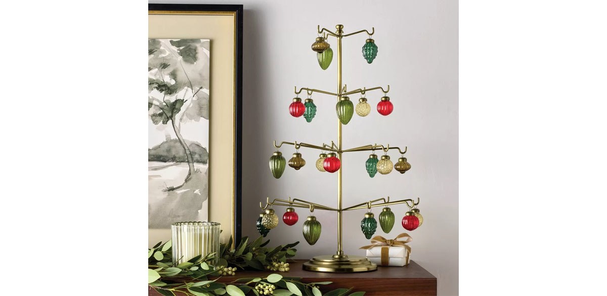 25pk Mini Vintage Glass Ornaments - Hearth &amp; Hand with Magnolia