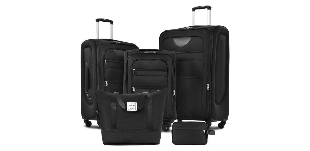 Merax Softside 3-Piece Luggage Set with Duffel Bag