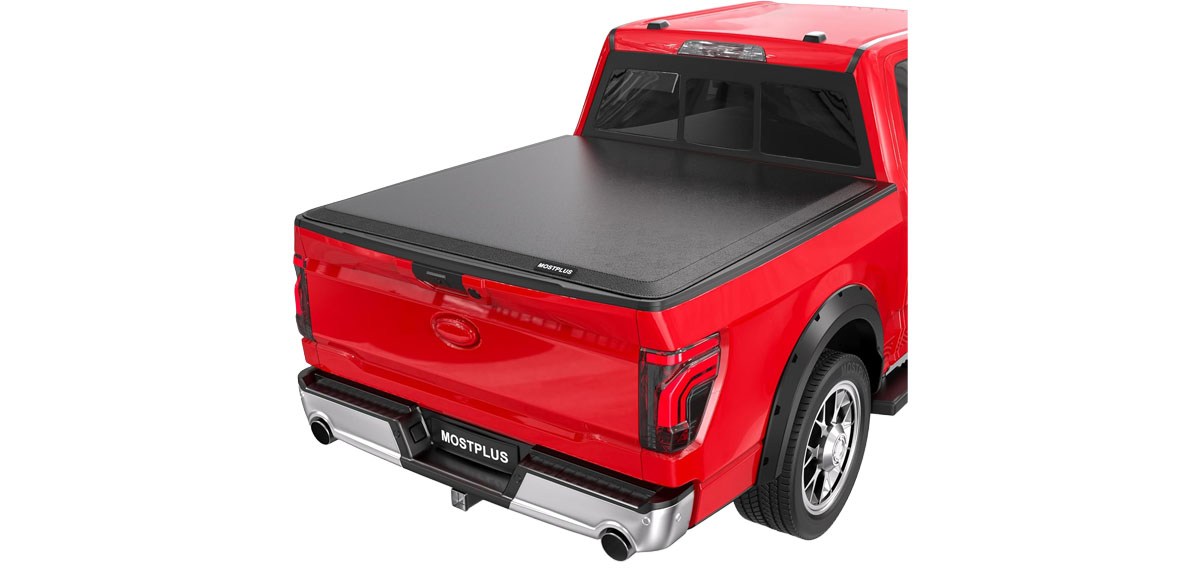 Mostplus Roll-Up Soft Vinyl Truck Bed Tonneau Cover