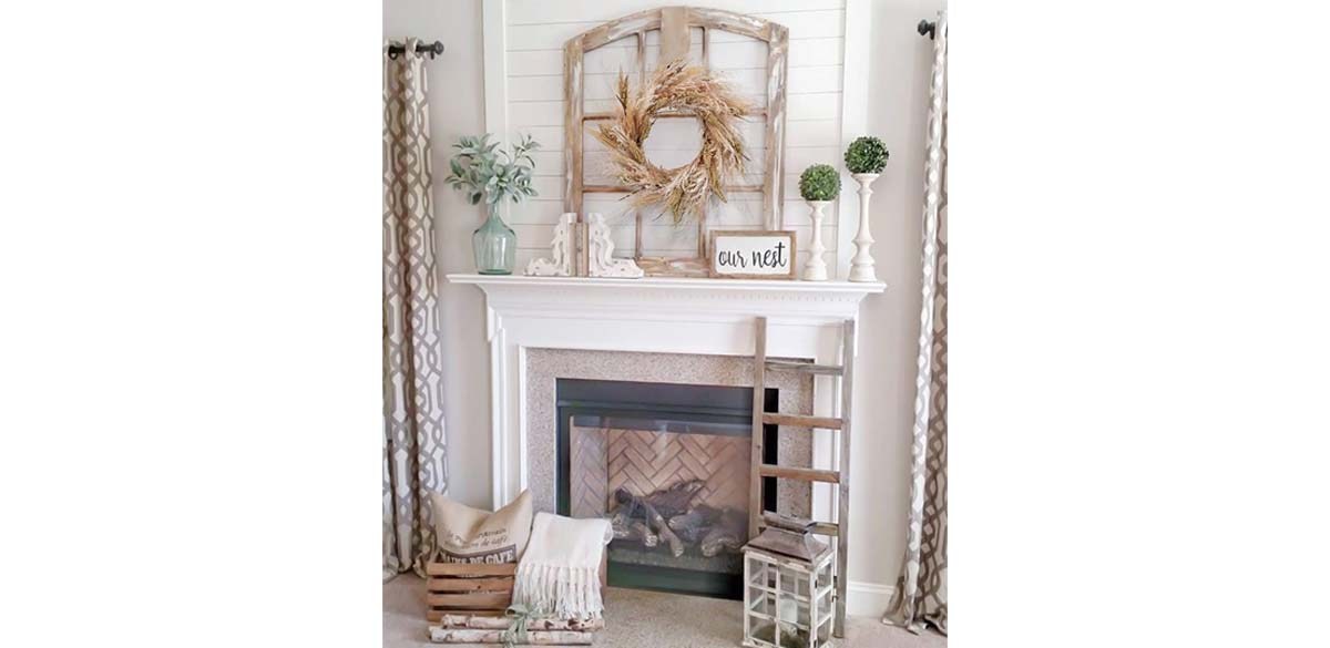 Fall Reed Floral Welcome Wreath