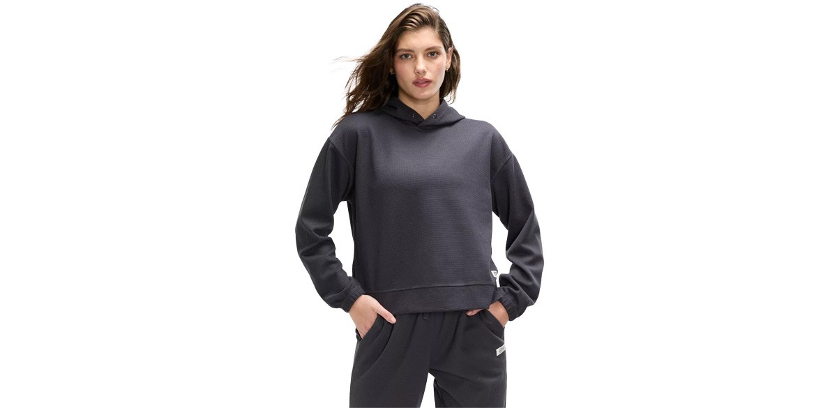 Peloton Women's Waffle Snap Pull Over Hoodie