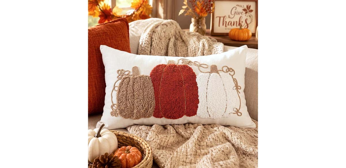 Boao Fall Pumpkin Pillow Covers