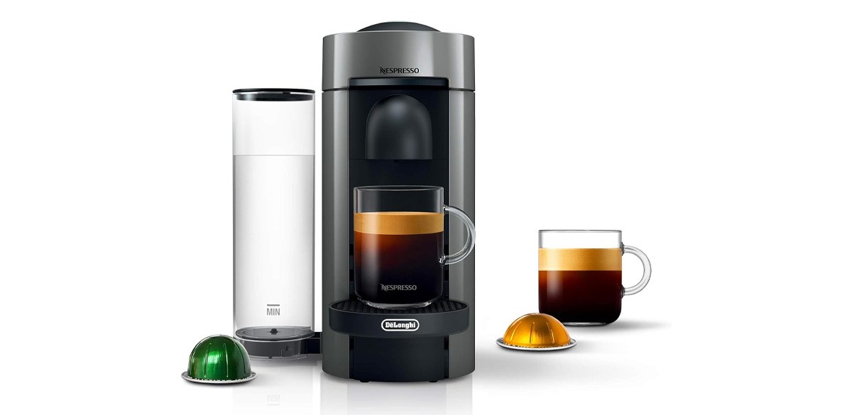 Nespresso Vertuo Plus Coffee and Espresso Maker by De'Longhi