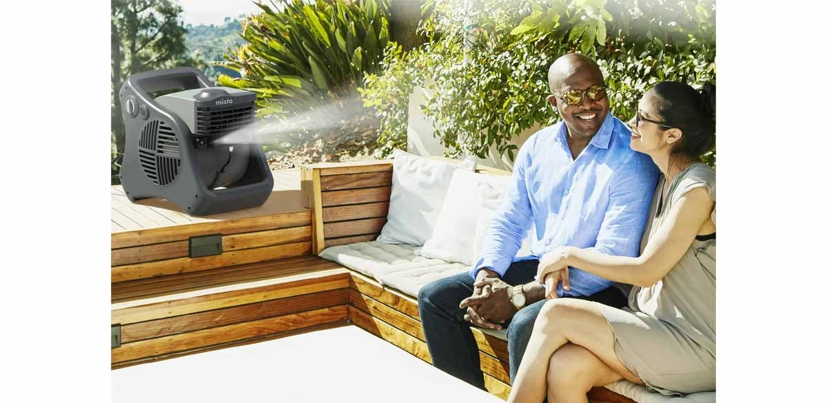 Lasko 15-inch Pivoting Misto Outdoor Misting Fan