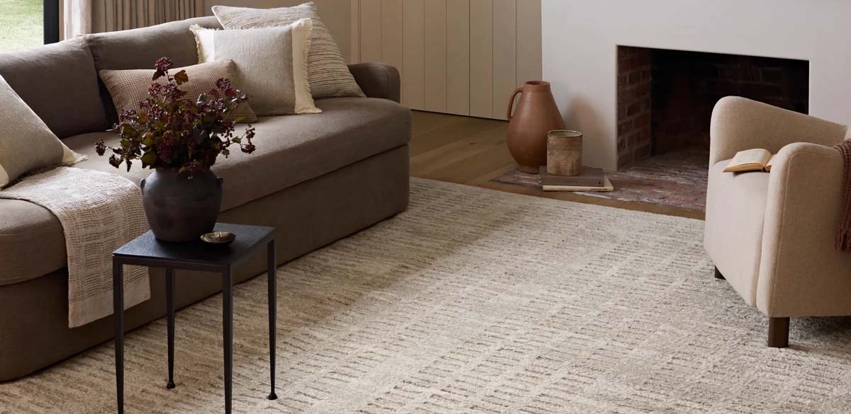 Amber Lewis x Loloi Monty Ivory-Beige Area Rug