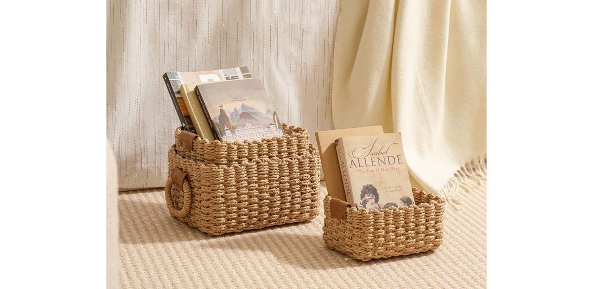 LA JOLIE MUSE Small Wicker Baskets