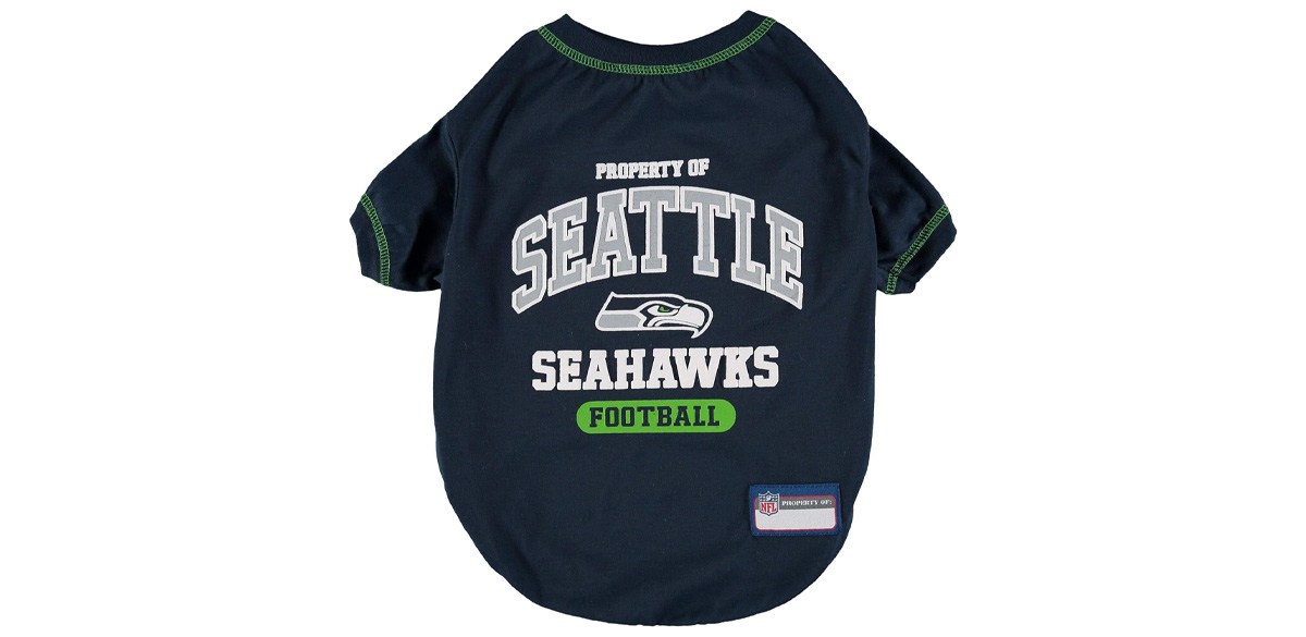 Pets First NFL Seattle Seahawks Dog T-shirt Large
