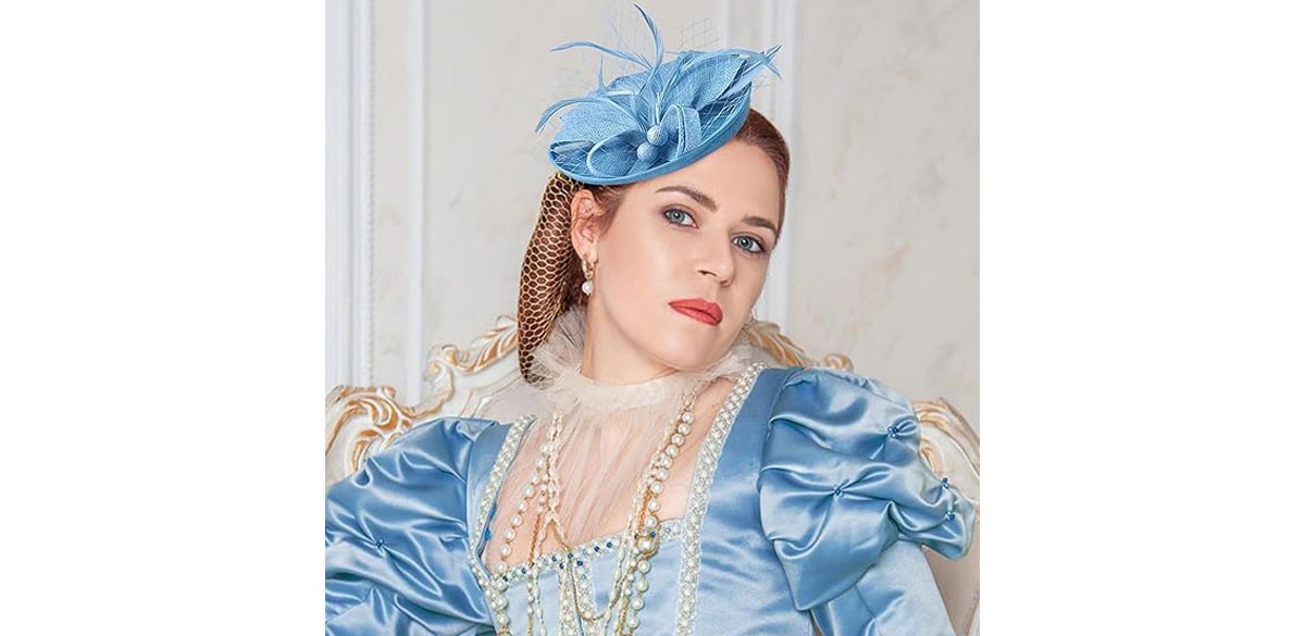 Zinniday Fascinator Tea Party Hat