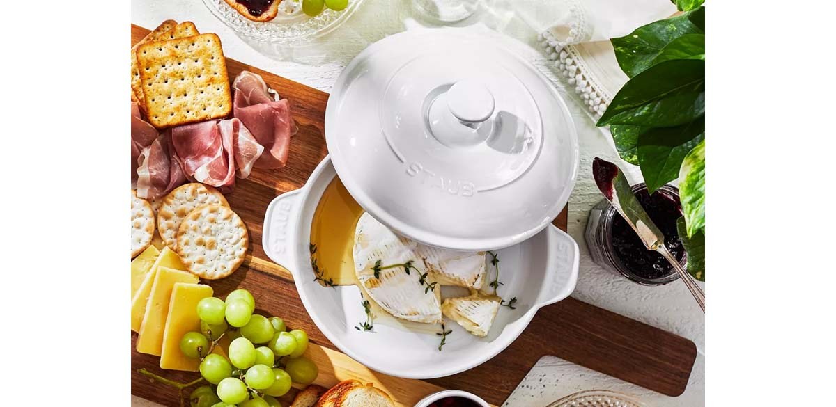 Staub Ceramic 8-inch Round Covered Brie Baker