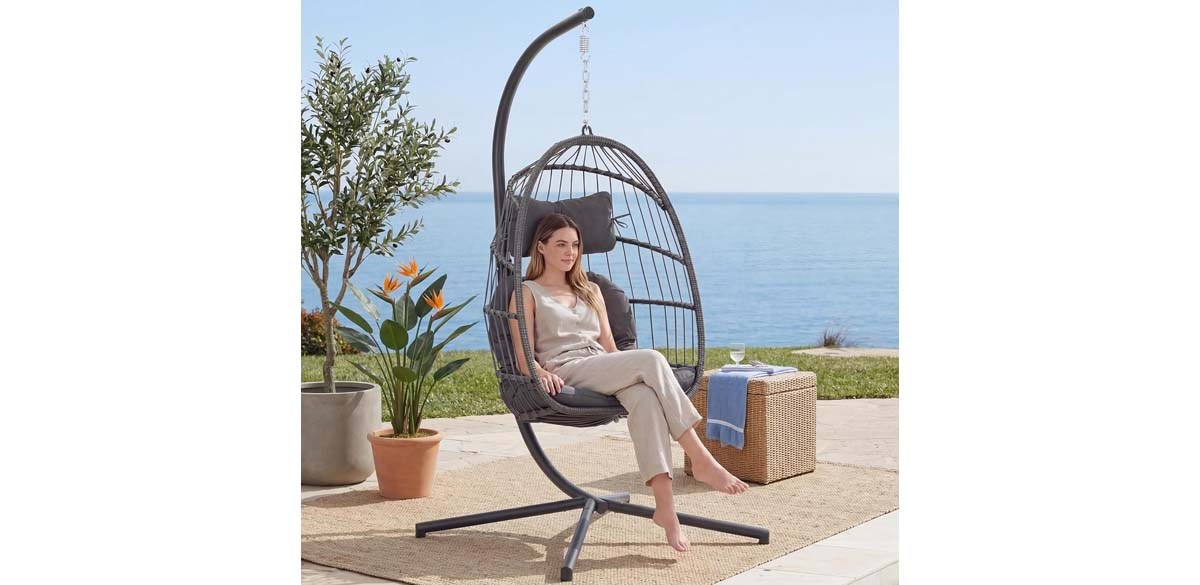 Yechen Indoor Outdoor Egg Hanging Chair