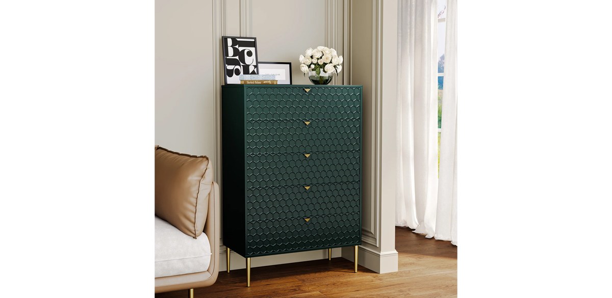 Everly Quinn Lucricia 5-Drawer Dresser &amp; Chest