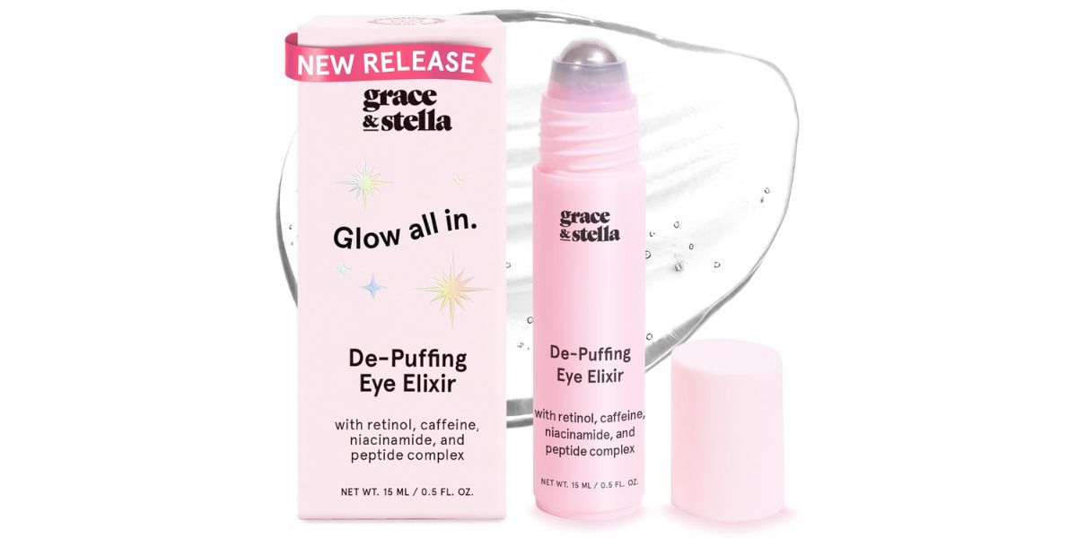 grace &amp; stella Under Eye Brightener Roller on white background