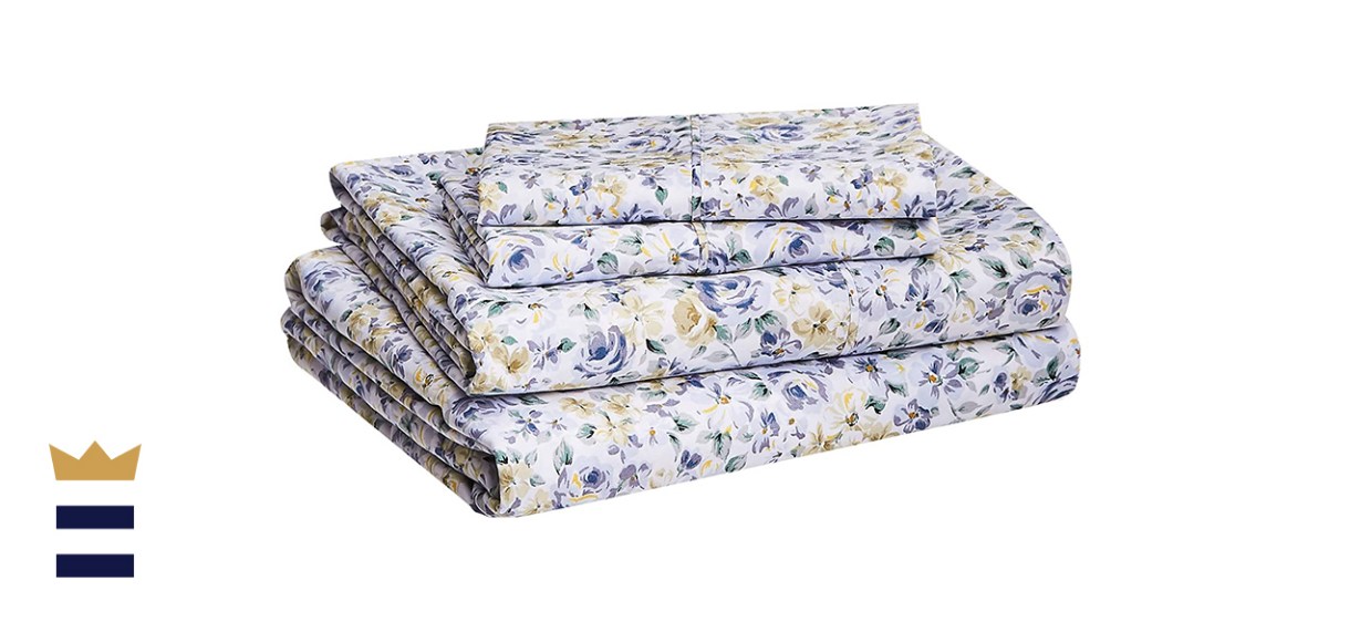 Amazon Basics Lightweight Super Soft Easy Care Microfiber Bed Sheet Set