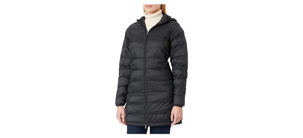 Best Amazon Essentials Women's Lightweight Water-Resistant Hooded Puffer Coat