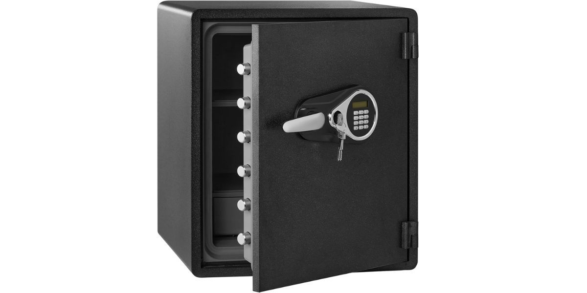 Amazon Basics Fireproof and Waterproof Safe Box