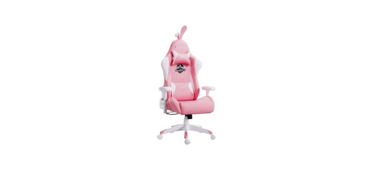 Best AutoFull Pink Bunny Gaming Chair 