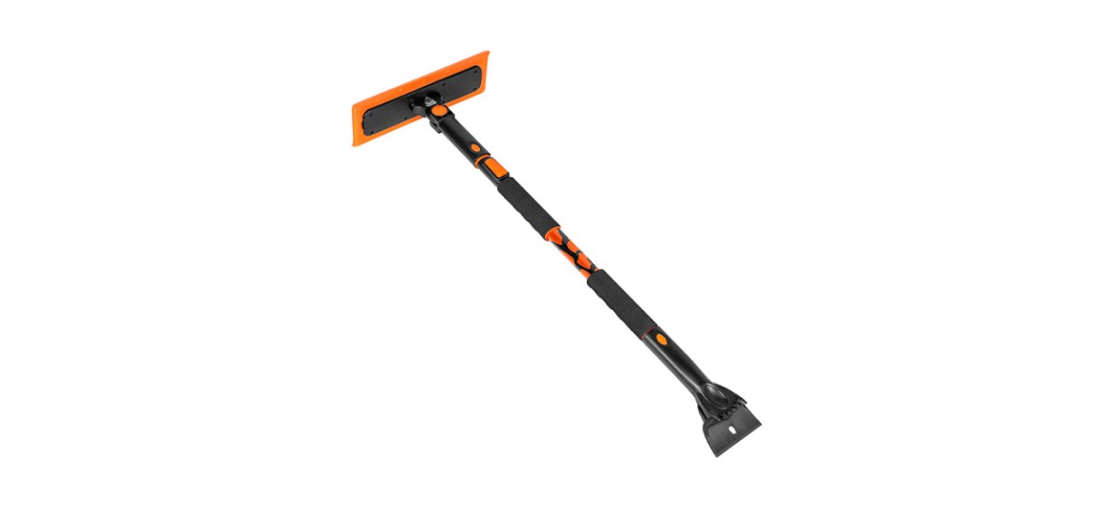 Best Birdrock Home Extendable Snow Brush with Detachable Ice Scraper for Car