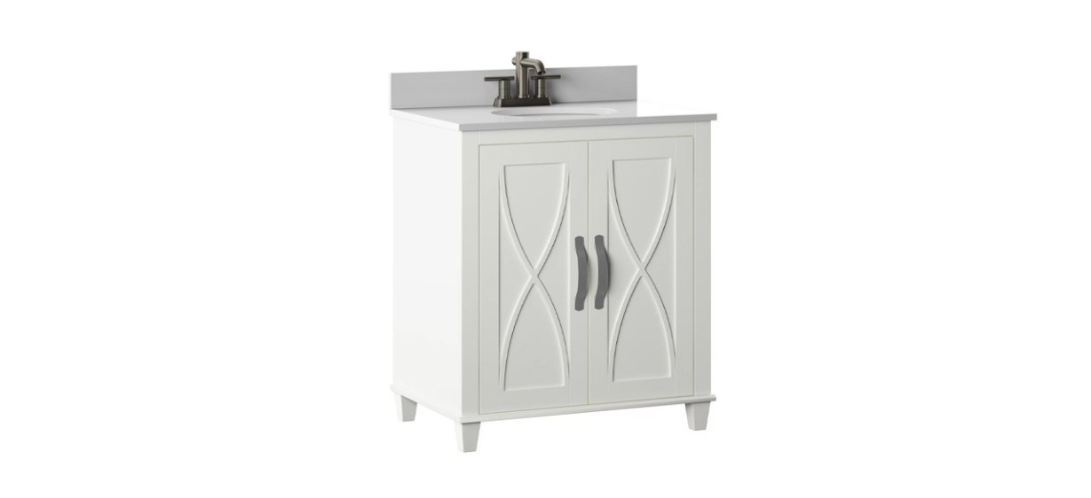 Best Briana Free-standing Single Bathroom Vanity
