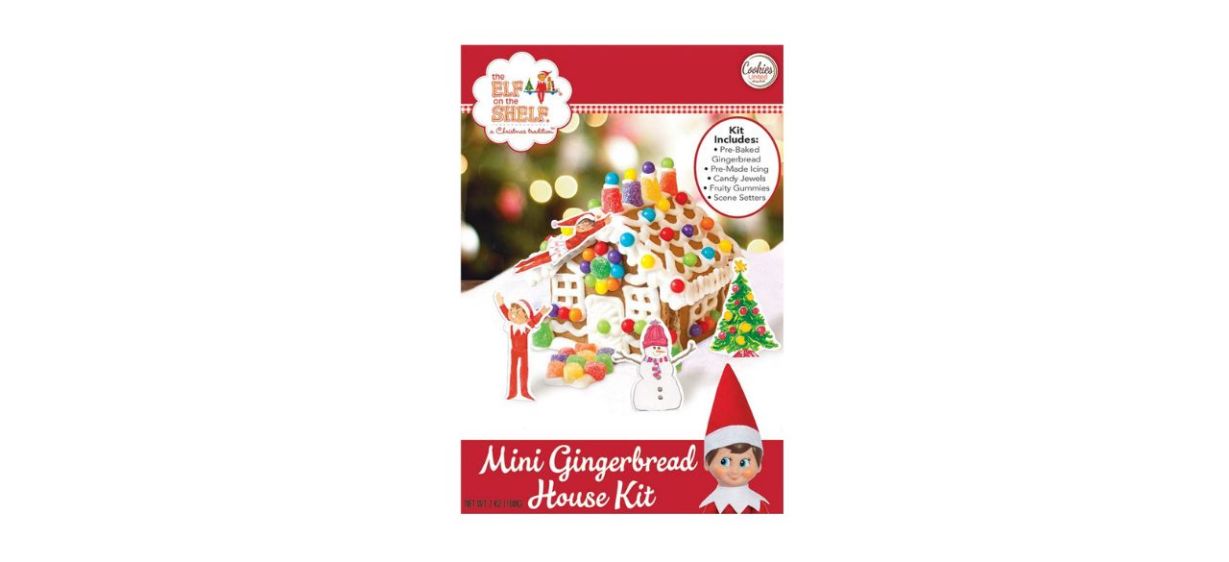 Best Cookies United Always Fresh Elf On The Shelf Mini Gingerbread House Kit