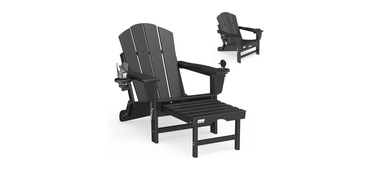 Best Mdeam Adirondack Chair with Retractable Ottoman Best Mdeam Adirondack Chair with Retractable Ottoman