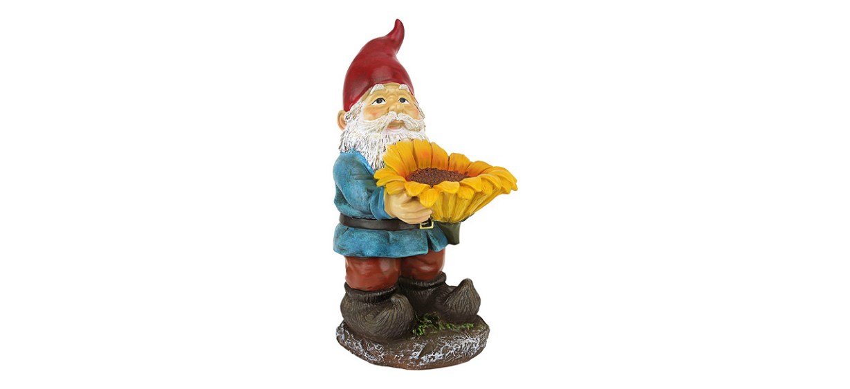 Design Toscano Sunflower Sammy Garden Gnome