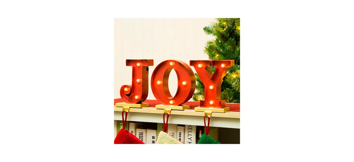 Best Glitzhome Joy Stocking Holder
