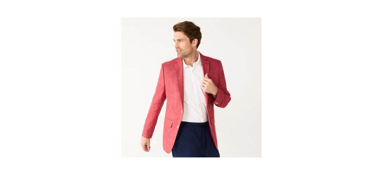 Best Mens Apt 9 Premier Flex Slim-Fit Essential Sport Coat