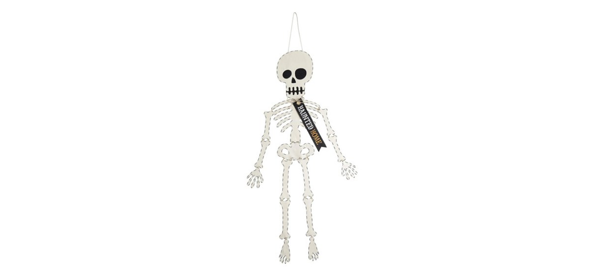 Best Mud Pie Halloween Skeleton Door Hanger